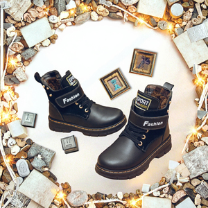 Bottes imperméables pour garçons en PU, légères, antidérapantes et résistantes à l'usure, automne-hiver 2025 - Product Image 3