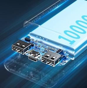 MSDS-cargador portátil transparente, estación de 5000mah, 10000 mah, Mini batería externa de carga rápida de 10000 mAh - Product Image 2