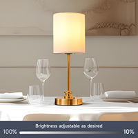 Lampe de table en tissu sans fil élégante et personnalisée OEM & ODM pour la décoration intérieure de luxe
