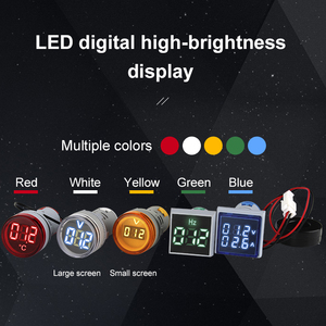 <span class=keywords><strong>Led</strong></span> hiển thị kỹ thuật số vôn kế chỉ số ánh sáng thí điểm đèn 22mm AD16-22DSV Vòng kỹ thuật số vôn kế AC 60-500V Mini Điện áp Meter - Product Image 5