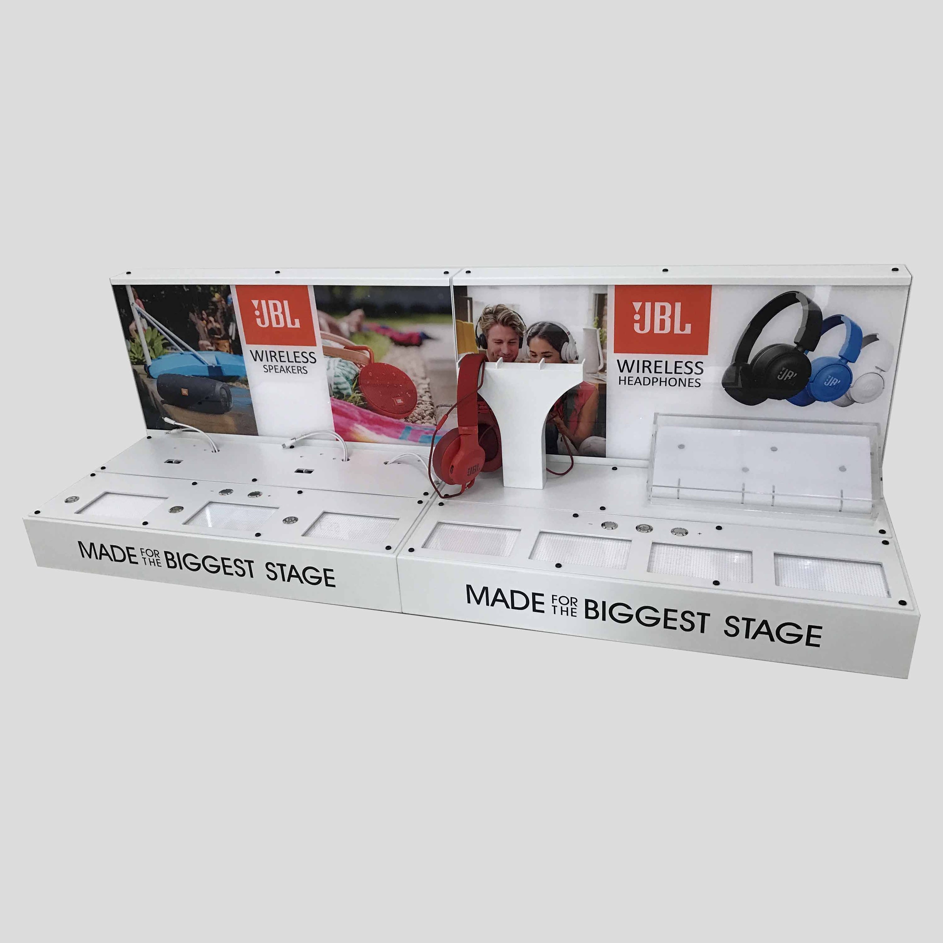 Digital Products 3C Customized Plastic Earphone Acrylic Desktop Display Style Retail Store and Shop Display — view 6