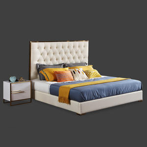 Hendry OEM Modern Satin Bed Sets Kit Cum Bed Jogo <strong>De</strong> <strong>Cama</strong> king <strong>Cama</strong> Elastica - Product Image 2