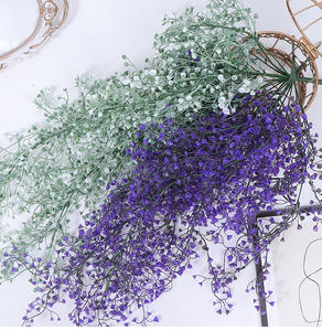 80cm Kunstmatige Hangende Bloemplant Rank Gouden Belwilg Paarse Groene Bladeren Huis Tuin Wanddecoratie Hangplant - Product Image 4