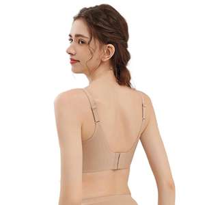 Soutien doux pour femmes sous-vêtements de levage sans couture pour printemps été petit <span class=keywords><strong>sein</strong></span> sans anneau en acier <span class=keywords><strong>nu</strong></span> peau Invisible soutien-gorge Logo tasse - Product Image 6