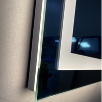 Espejo de Baño Moderno para Proyectos Hoteleros, Tamaño Personalizado 24x36 Pulgadas, Rectangular, Retroiluminado, Doble LED, Antivaho, Clasificación IP66, Montaje en Pared