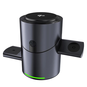 Nouveau <span class=keywords><strong>chargeur</strong></span> sans fil magnétique pliable 4-en-1 certifié Qi2 en alliage d'aluminium 15W pour iPhone, <span class=keywords><strong>Apple</strong></span> Watch et <span class=keywords><strong>AirPods</strong></span> (modèle 2026) - Product Image 5