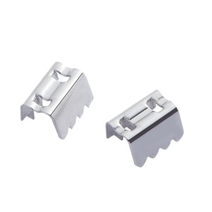 Résultats de bijoux simples Clip ouvert Rectangle <span class=keywords><strong>pince</strong></span> fin en acier inoxydable <span class=keywords><strong>Bracelet</strong></span> fermoir ruban sertissage fin pour la fabrication de bijoux - Product Image 2