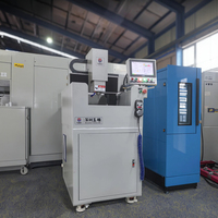 Mini enrutador CNC de 3 ejes, centro de mecanizado CNC pequeño para molde de joyería de monedas de madera, grabado y fresado con Motor como componente central