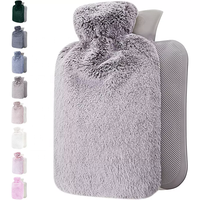 Bouteilles d'Eau Chaude en Gros d'Usine Personnalisées Réutilisables, Sacs à Eau Chaude en Caoutchouc avec Housses en Peluche