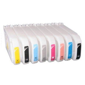 Supercolor 12 Color 701 703 <b>Refillable</b> <b>Ink</b> Cartridge with Imported Chip for Canon IPF 8000s 9000s 8010s 9010s Printer - Product Image 1
