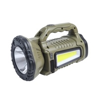 Lampe de secours solaire portable en ABS, étanche IP44, avec batterie 18650, éclairage longue portée, haute intensité pour extérieur et lutte contre les incendies