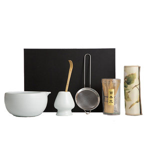 Juego de Té Matcha con Batidor de Bambú, 5 Piezas, Ecológico, Moderno, con Tazón de Cerámica y Boquilla - Product Image 3