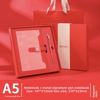 X928-1 Nouveau Coffret Cadeau d'Affaires de Luxe 2025 – Souvenirs Personnalisables avec Logo : Flasque, Carnet, Stylo – Cadeau d'Entreprise pour Anniversaire ou Événement Spécifique
