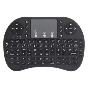 Smart 2.4GHz Mini Keyboard Air Mouse I8 Mini Keyboard Remote Control Dry Battery Lithium Battery 3 Color Backlight Version