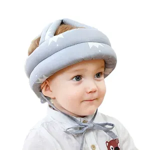 Trẻ sơ sinh đầu đệm mũ đi bộ bò có thể điều chỉnh dây đeo sản phẩm em bé Mũ bảo hiểm có thể điều chỉnh trẻ sơ sinh đầu mũ an toàn