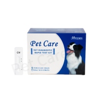 Kit de test rapide de santé pour chien réutilisable et portable pour les soins des animaux de compagnie avec cartes de 28 jours pour usage vétérinaire
