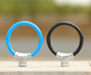 Verrou à câble pour vélo de montagne VTT, <span class=keywords><strong>antivol</strong></span> portable, cadenas à combinaison, vélo, moto, prix bas, alliage d'aluminium - Product Image 3