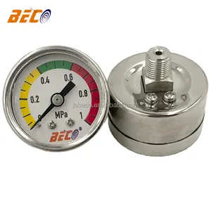 BECO Ybf40zAsco減圧バルブ用1.5インチ圧力計1MPA