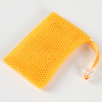 Sacs à savon en nylon fileté africain personnalisés avec cordon de serrage, pochette en maille pour l'exfoliation corporelle