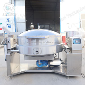 Usine directe 200/400/600L chauffage au gaz bouilloire chemisée avec agitateur Machine de cuisson <span class=keywords><strong>des</strong></span> aliments - Product Image 2