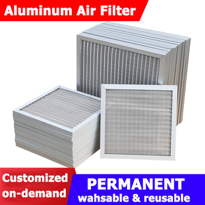 Filtro Aria Elettrostatico Lavabile e Riutilizzabile in Alluminio Plissettato per Condizionatori e Forni, Filtro Aria HVAC Residenziale e Commerciale - Product Image 1