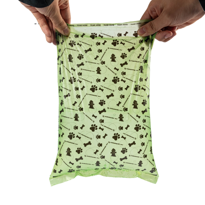 Poop100gs with Logo Chengbei Poop Bags Purple Poop Bags for Dogs Pet