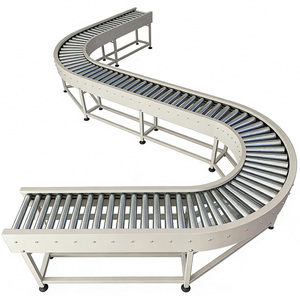 Motorisch aangedreven flexibele industriële magazijnhandelingsband van roestvrij staal - Product Image 1