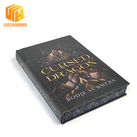 Impression de livres personnalisés à couverture rigide, titre estampé à chaud, tranche colorée, édition spéciale, roman fantastique, vente en gros d'usine, faible MOQ