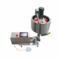 Machine semi-automatique à buse unique de haute précision en acier inoxydable pour le chauffage de cosmétiques, yaourts, beurres, crèmes, pâtes, huiles, miels et shampoings