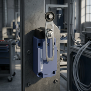Interruttori di fine corsa Telemecanique XC Standard XCKS141H29 con 1NC + 1 leva a rullino, in termoplastica, lunghezza variabile. Contattaci. - Product Image 3