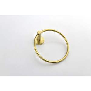 Ensemble de quincaillerie de salle de bain de luxe DB, en laiton brossé, porte-serviettes et barre murale, design moderne pour hôtels - Product Image 6