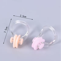 Pince-nez de natation en silicone souple réutilisable, bouchons de nez de plongée confortables pour adultes, enfants, accessoires de piscine