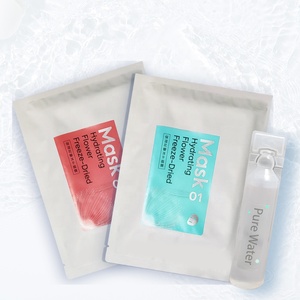 Mascarilla Facial Hidratante Liofilizada con Flores y Algas Marinas, con Vitamina C y AHA, para Reparación Facial, Hidratación y Reafirmación - Product Image 4