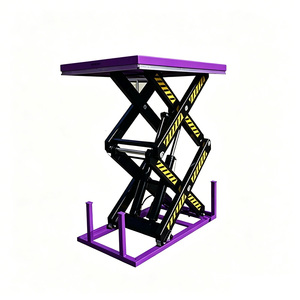โต๊ะยกแบบกรรไกรแบบติดตั้งถาวรสำหรับยกของหนักบนพื้นที่ขนาดใหญ่ - Product Image 1