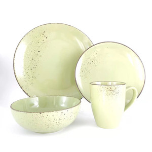 Service de table en porcelaine <span class=keywords><strong>Royal</strong></span> <span class=keywords><strong>Albert</strong></span> à motif végétal, 4 pièces, écologique, compatible micro-ondes, <span class=keywords><strong>vaisselle</strong></span> de camping avec assiettes en céramique personnalisées - Product Image 1