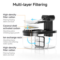 Fontaine à eau intelligente pour animaux de compagnie Vansity OEM 3L avec capteur radar et thermostat, distributeur d'eau pour chat
