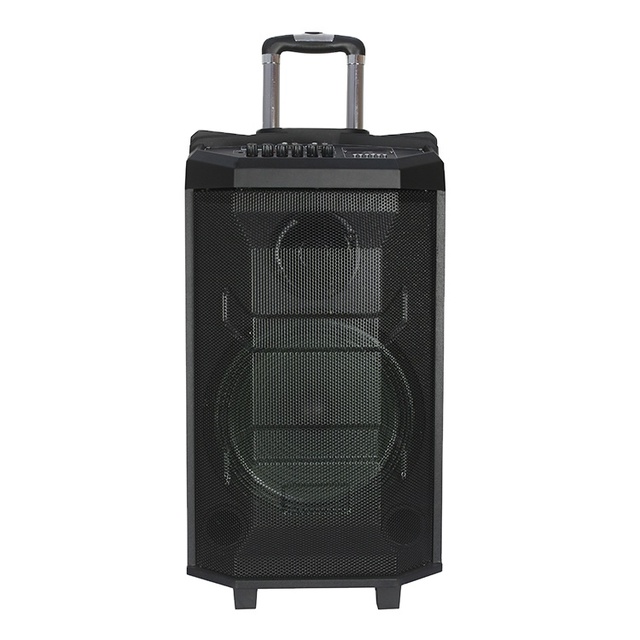 Wholesale Portable Trolley Speakers 12 Inch Wooden Speaker BT Wireless Big Music Baffles High Quality Focal Sound Box