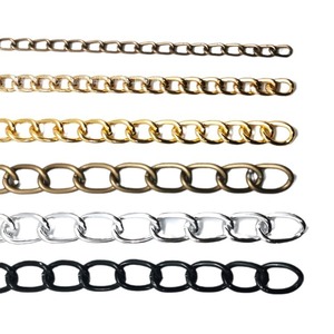 Jewelry Chain <b>Metal</b> Electroplated Baking <b>Paint</b> Nonstandard Yiwu Origin Winter 2023 For Clothing Accessories Necklaces Bracelets - Product Image 5