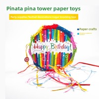 Bunte Pinata Kinder geburtstag & Abschluss feier Event Dekorationen Multiplayer Spiel Requisiten Neues Design Klopfen Süßigkeiten Spielzeug