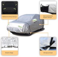 Accessoires Extérieurs de Voiture les Plus Vendus en Gros : Housse de Voiture en PEVA Imperméable avec Rejet UV à 99% et IR à 90% pour l'Extérieur