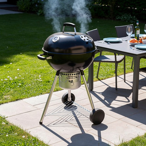 Parrilla de Carbón Premium de <span class=keywords><strong>22</strong></span> Pulgadas con Tres Patas y Recipiente para Cenizas, Ideal para Barbacoas al Aire Libre y Cocina en el Jardín - Product Image 1