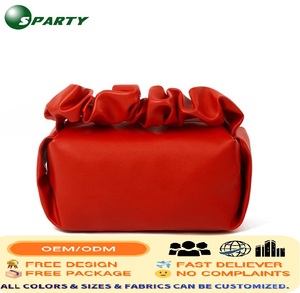 Bolsas de Cosméticos Impermeables de Cuero PU para Mujer, Neceser de Maquillaje con Cremallera, Estuche de Almacenamiento de Lápiz Labial para Viaje, con Logo <span class=keywords><strong>Sparty</strong></span> - Product Image 1