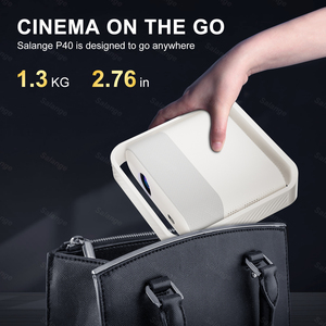 Salange OEM P40 Chiếu Xách Tay Ultra-Độ Nét Cao 1080P LED Chiếu Ánh Sáng Môi Trường Xung Quanh Sử Dụng Nhà Máy Chiếu - Product Image 3