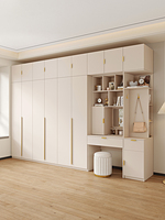 Armoires à vêtements modernes en placage de bois ou grandes penderies de rangement pour vêtements, armoire de chambre démontable