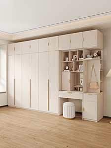 Hiện đại Gỗ Veneer tủ quần áo hoặc tủ quần áo lớn quần áo lưu trữ tủ quần áo Knock-down phòng ngủ <span class=keywords><strong>Locker</strong></span> - Product Image 5