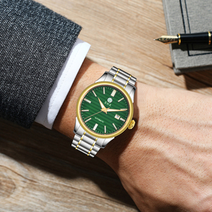 Montres automatiques à remontage automatique, mécaniques, avec diamants, de luxe, pour homme, en acier inoxydable, étanches, avec calendrier, nouvelle montre de sport - Product Image 4