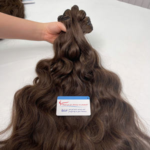 Extensiones de Cabello Humano Vietnamita de Alta Calidad, con Trama de Color, Varias Texturas, Sin Caída ni Enredos - Product Image 4