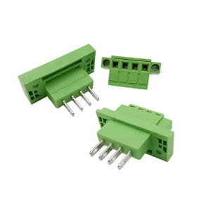 2Sets Kf2edgwb 5.08 2/3/4/5/6/7/8/9/10/12/16 Pin Wandplug Type 5.08Mm Pitch Connector Pcb Schroef Klemmenblok