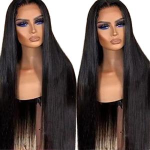 Peluca de Encaje HD Completa sin Pegamento, Peluca de Cabello Humano Virgen Indio con Cutícula Alineada, Peluca de Cabello Humano con Encaje Completo sin Procesar - Product Image 3