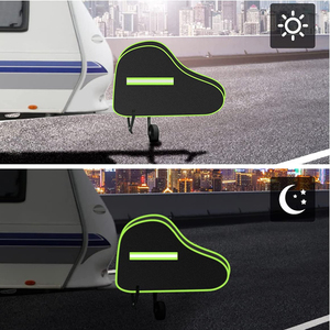 Convient pour le camping-car et la <span class=keywords><strong>caravane</strong></span> Couverture universelle d'attelage de <span class=keywords><strong>caravane</strong></span> étanche avec sangle réfléchissante - Product Image 5